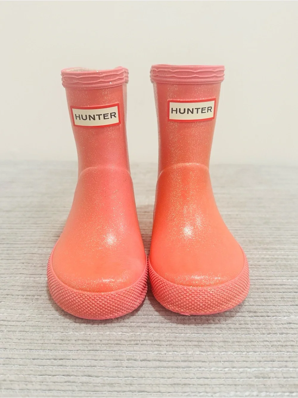 Hunter Kids First Classic Rain Boots Pink US 5B 6G / EU 21